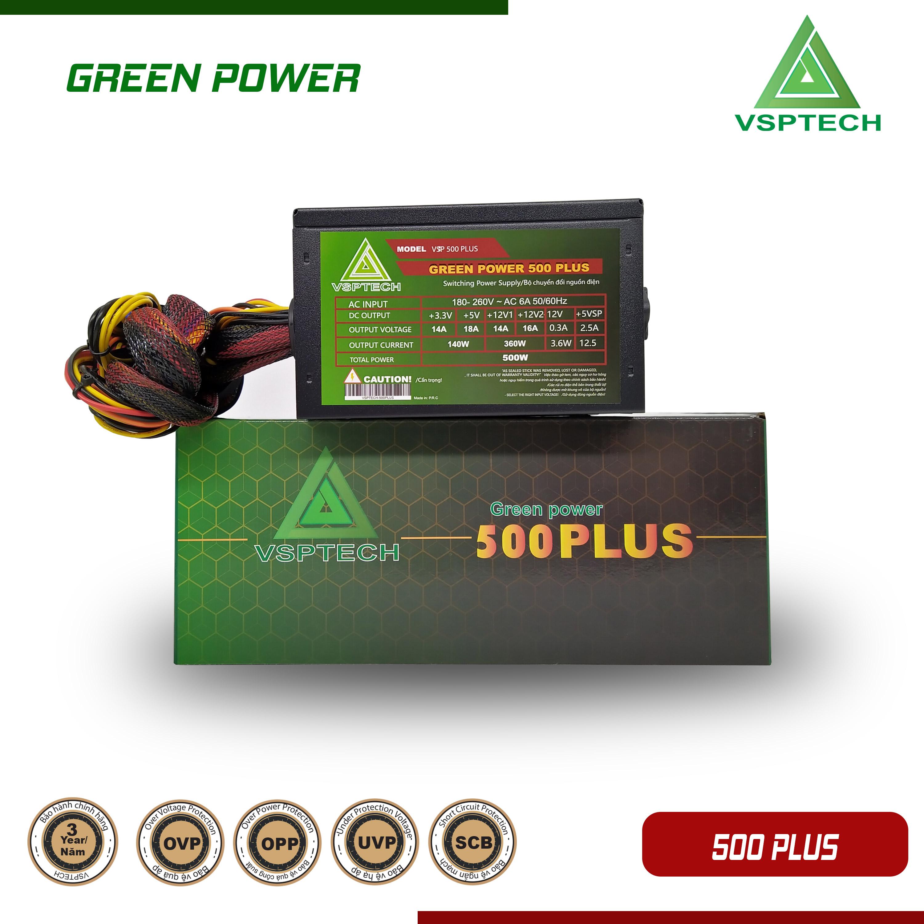 [HCM]Nguồn VSP 500W GREEN POWER
