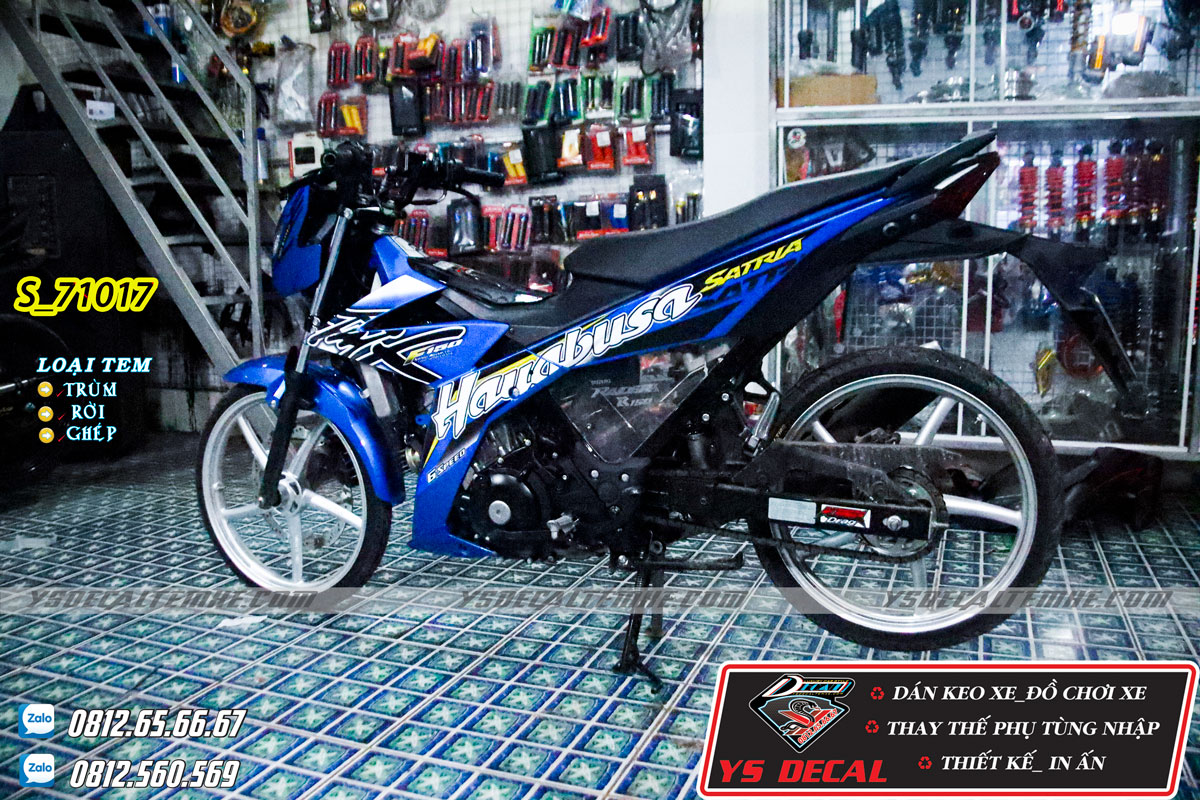Tem rời Sattia,Raider xanh GP