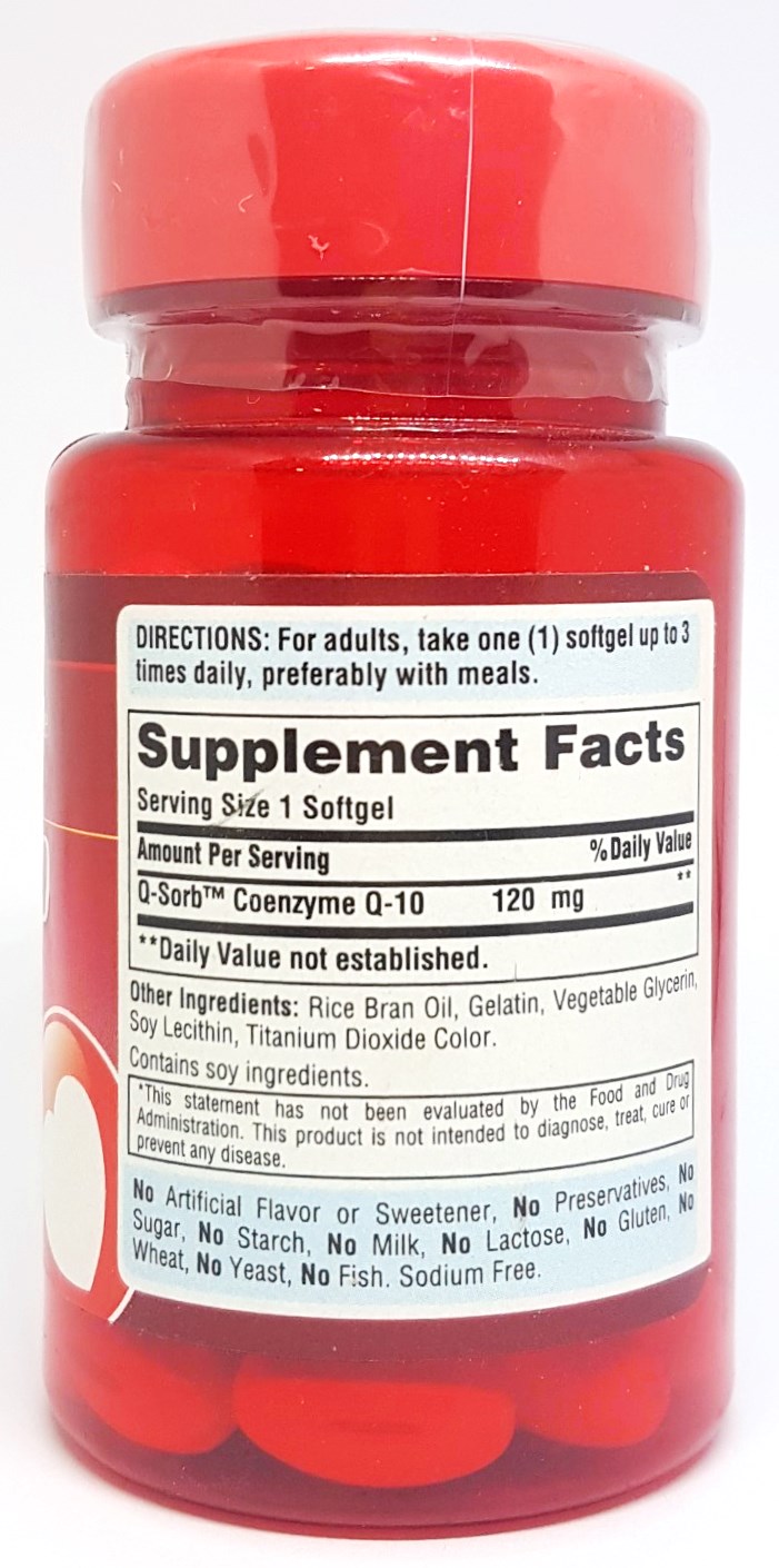 CoQ10 120mg, lọ 60v , Puritan’s Pride