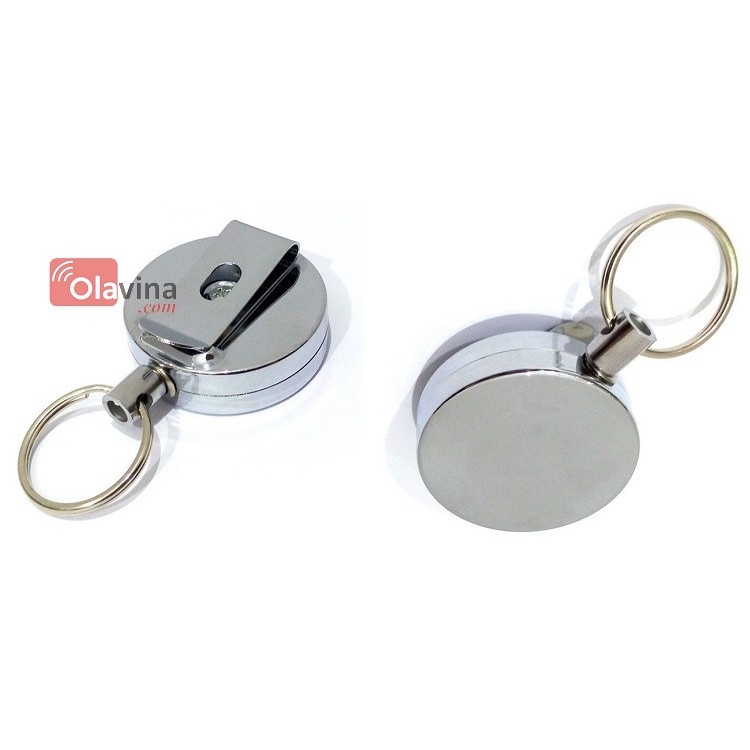 Móc khóa dây rút kim loại