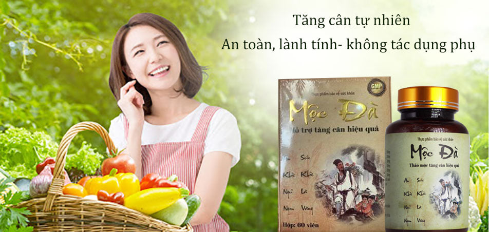 [Chính Hãng] Thảo mộc Tăng Cân Mộc Đà (Chính Hãng Độc Quyền 100%)( Hộp 60v)- Minh Khang Pharma 1
