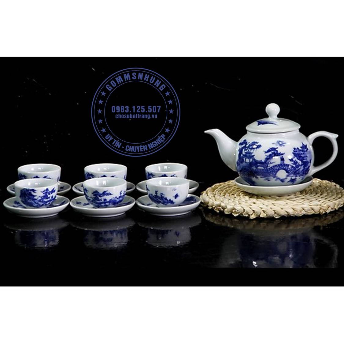 Bộ ấm chén trường thọ nhỏ xinh