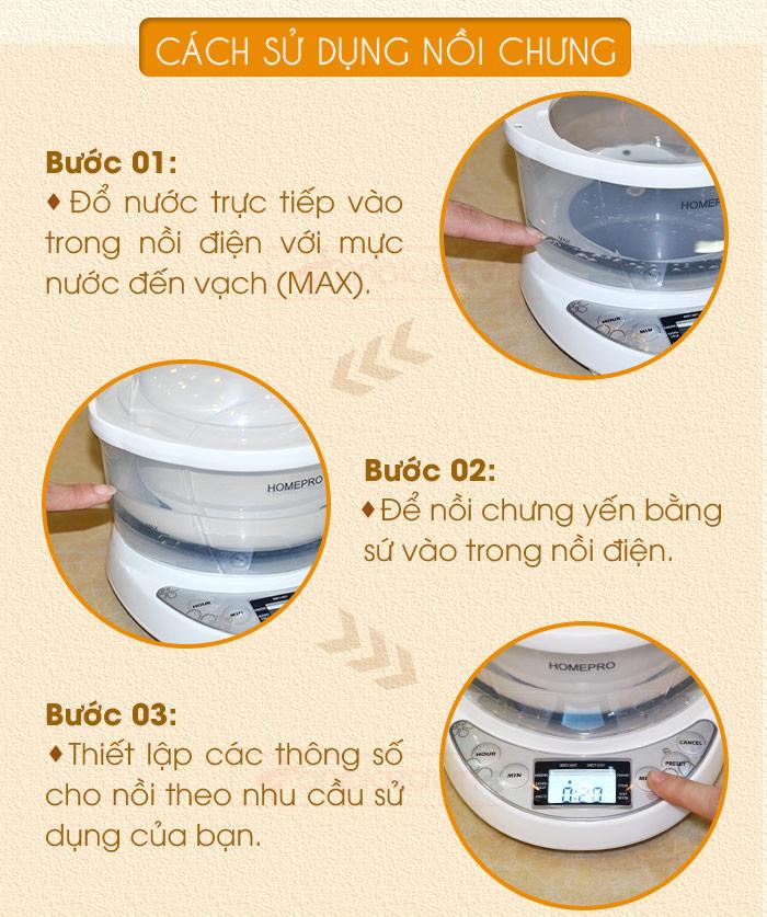 Nồi chưng yến Homepro