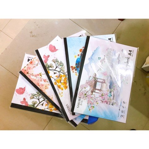 Vở vẽ keo gáy Sakura 20 tờ