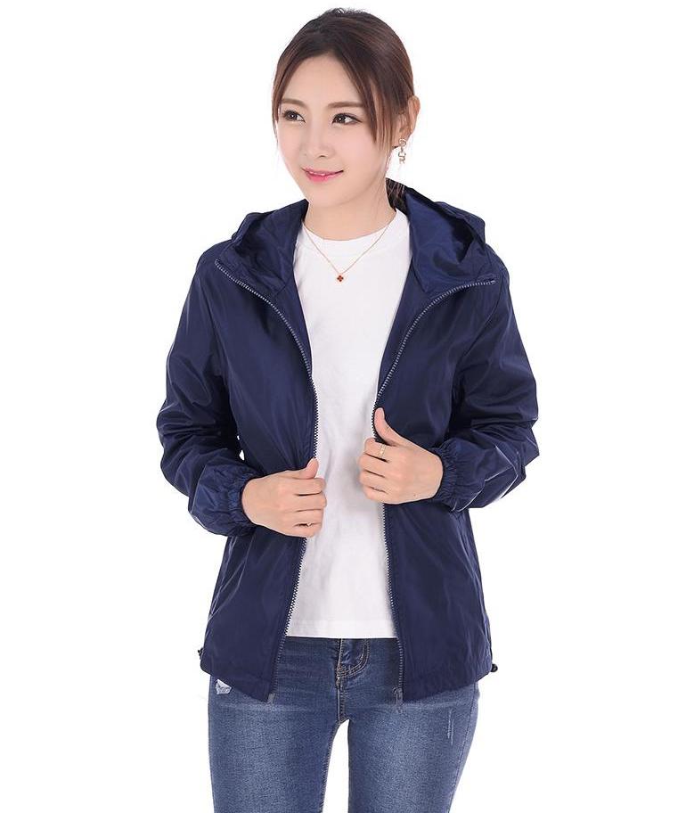 [ Hoàn Tiền Max ] Áo Khoác Gió 1 Lớp Nữ Trơn Màu Thời Trang Phong Cách Blue Monday WM JK 028