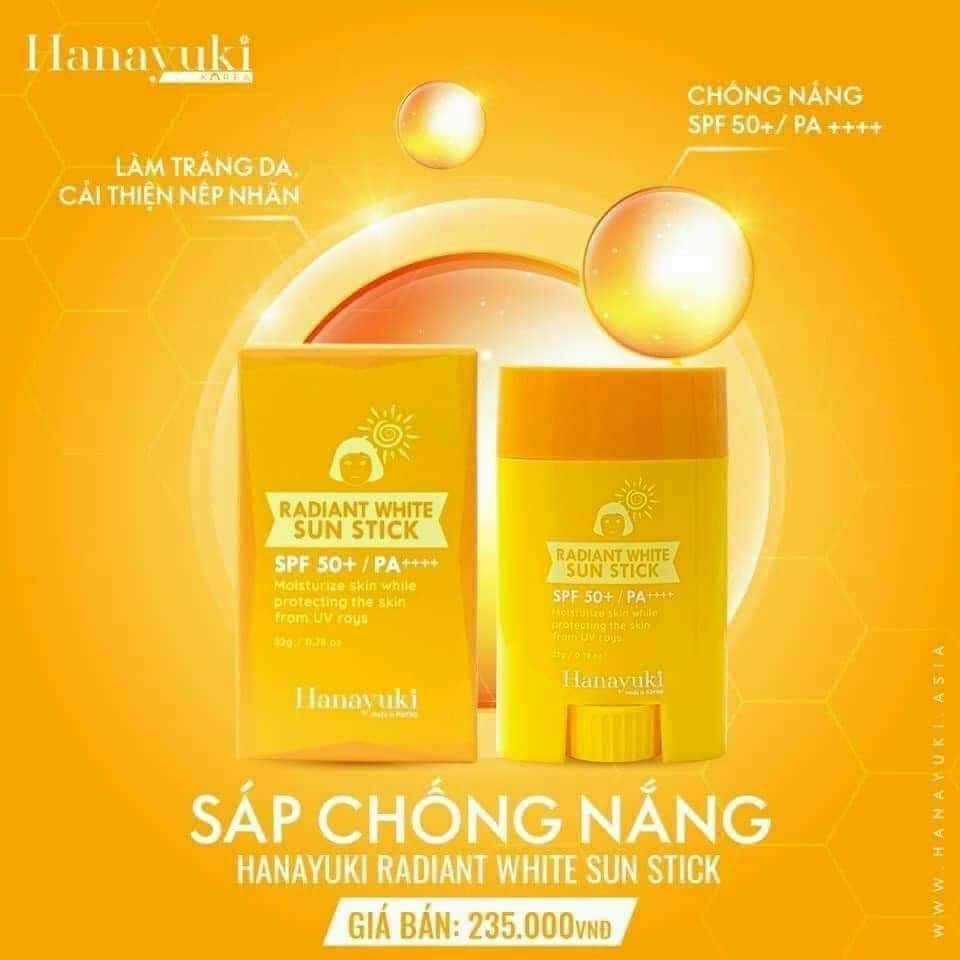 [HCM]Sáp Lăn Chống Nắng HANAYUKI