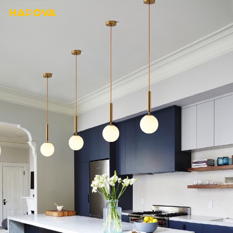 Đèn thả trần hình quả cầu tròn HAPOVA DT 5008