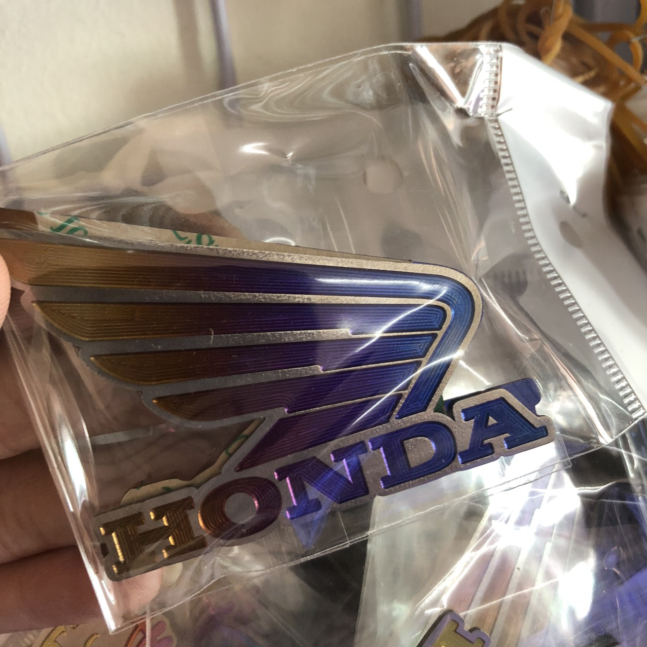 Honda Bird Wing Titanium Stamp Price Pair