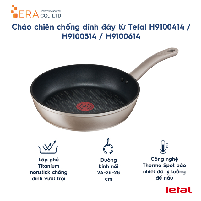 Chảo chiên 28cm Tefal Sensation Hàng Chính Hãng