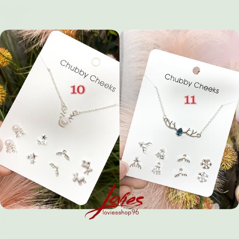 [HCM]SET BỘ BÔNG TAI VÀ DÂY CHUYỀN MẪU MỚI