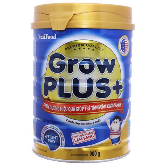 Sữa bột Nutifood Grow Plus Xanh 900g Date 2022
