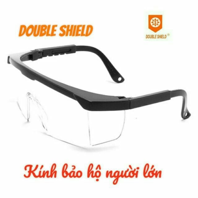 Kính Bảo Hộ Đi Đường Chống Bụi Chống UV Đài Loan Cao Cấp Double Shield