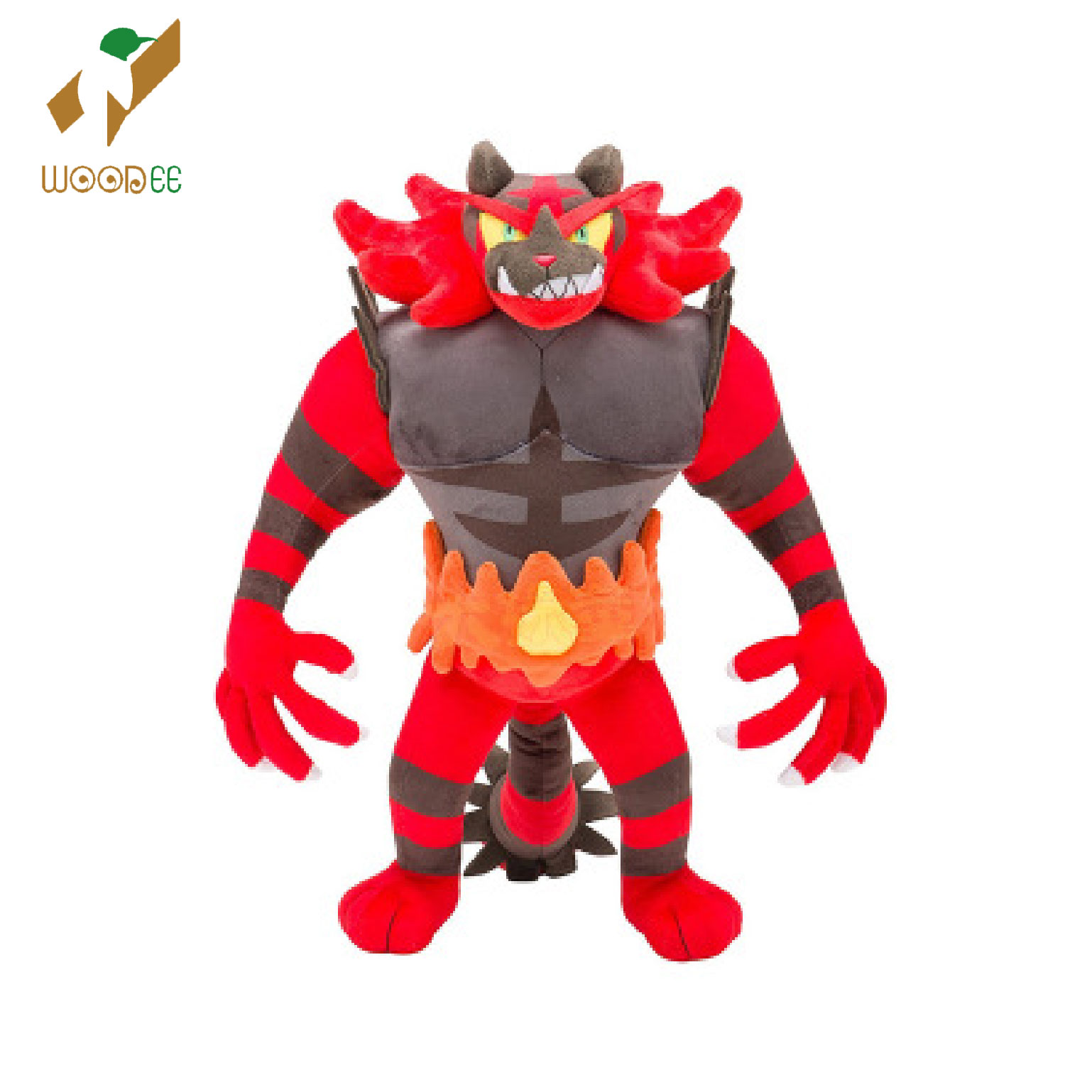 Gấu bông pokemon Incineroar (Gaogaen) 35cm