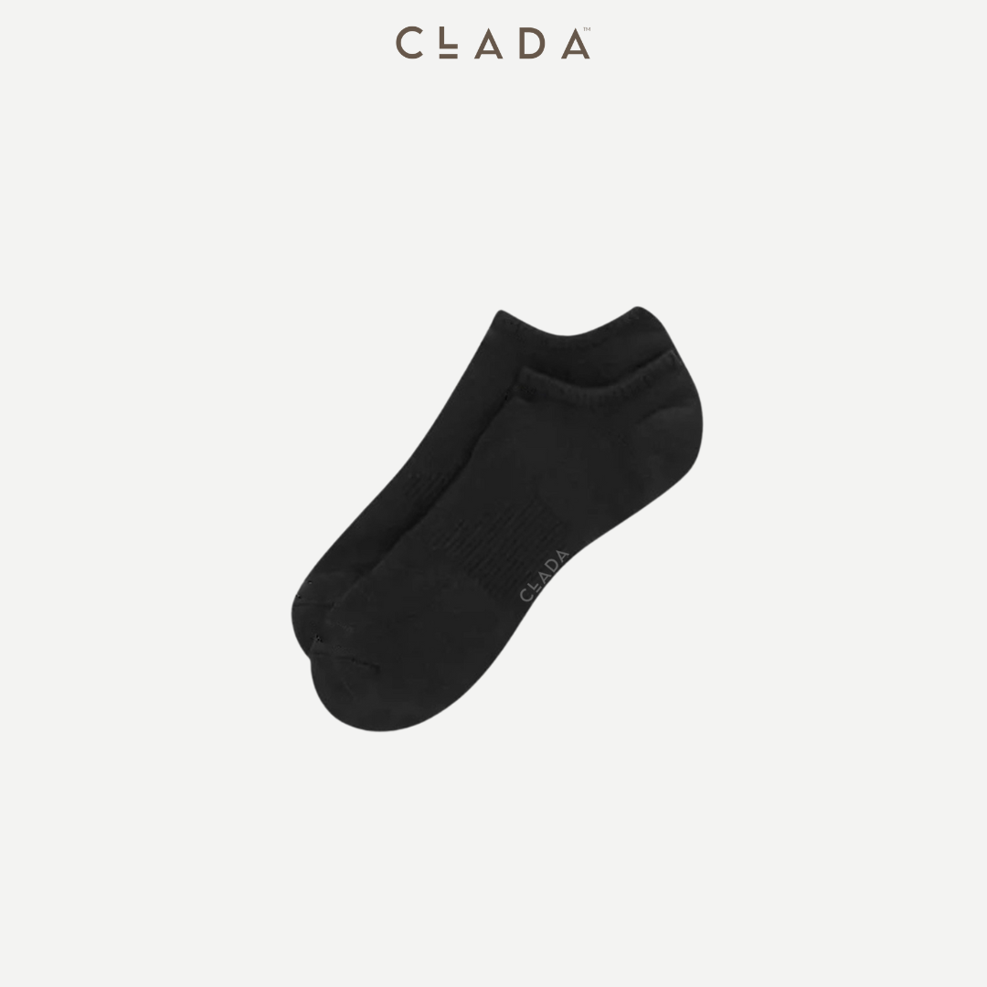 Tất Lười Cotton CLADA Essential - Đen