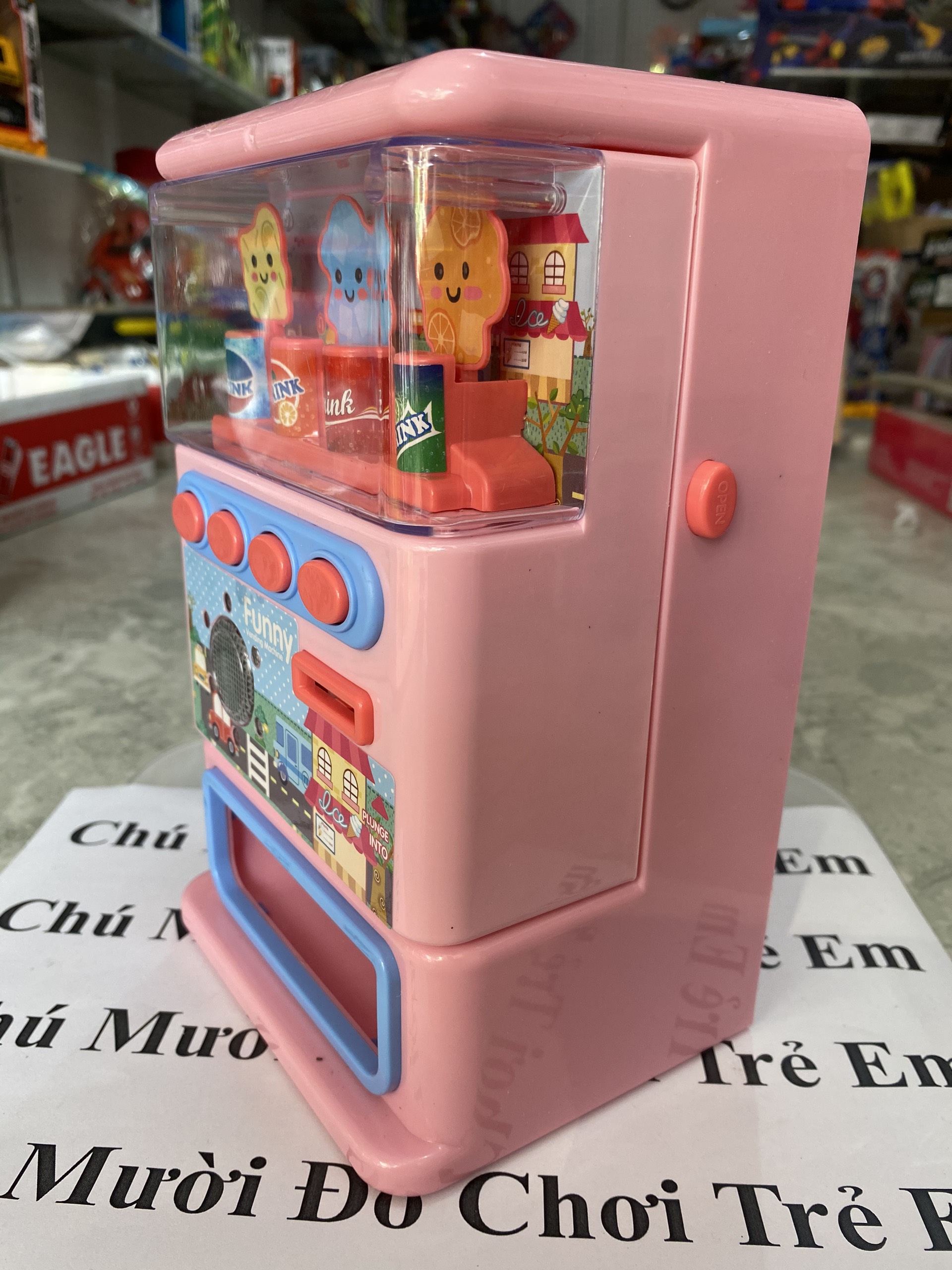 Đồ chơi máy bán nước ngọt tự động