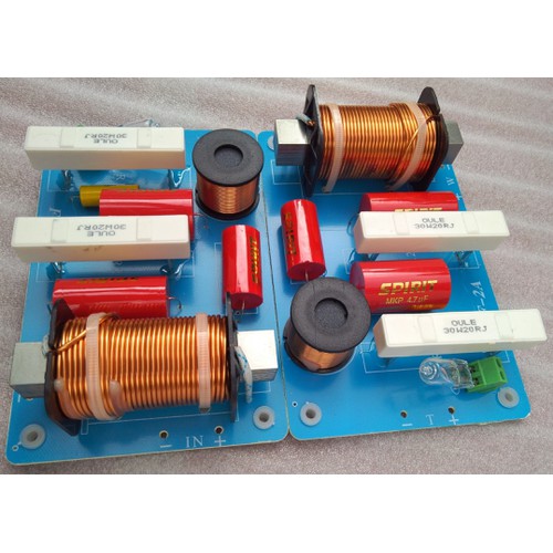 Mạch phân tần 2 loa f2a full đơn - dùng cho 1 bass 1 treble - giá 2 mạch