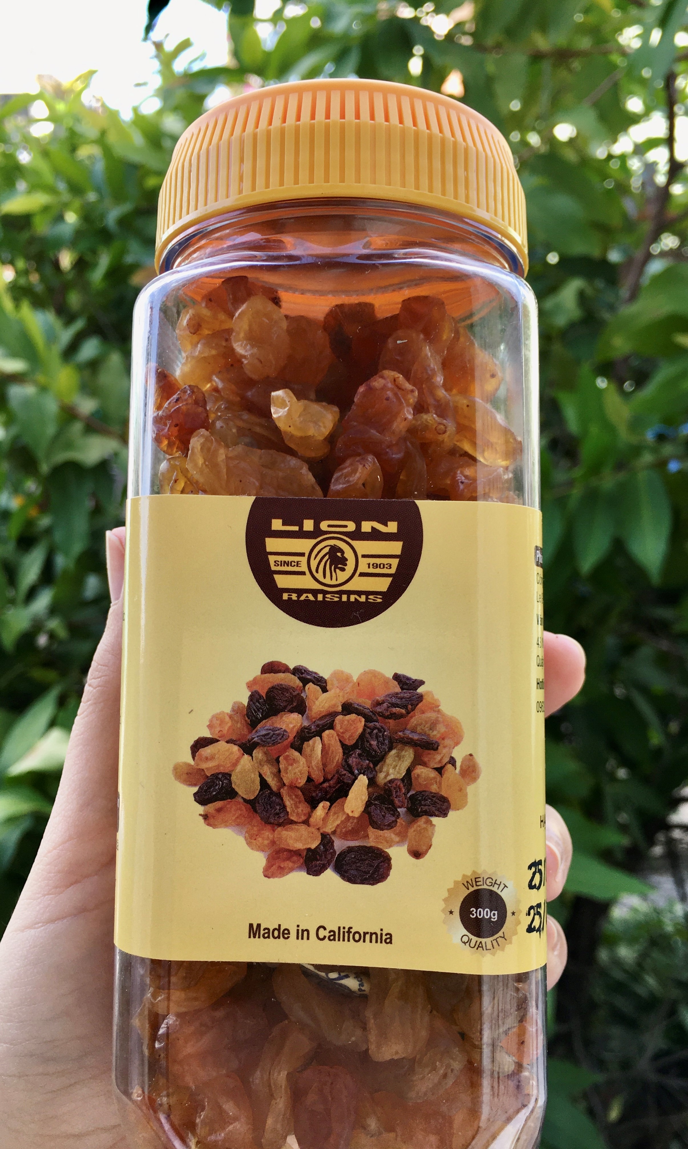 NHO KHÔ VÀNG MỸ - 300G
