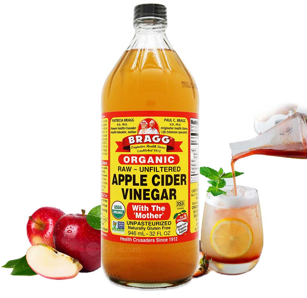Giấm táo hữu cơ BRAGG 946 ML- Mỹ