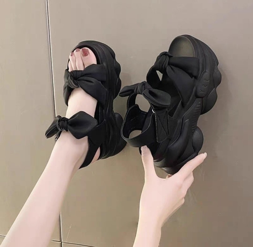 SANDAL BM QUAI NƠ HÀNG CAO CẤP