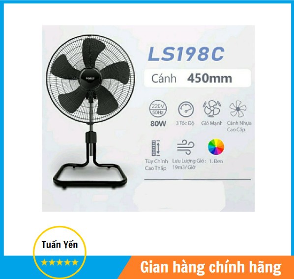 Quạt sàn công nghiệp hali ls198c hàng chính hãng