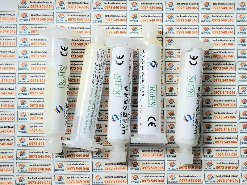 TIP Phủ Mạch UV Màu Trắng