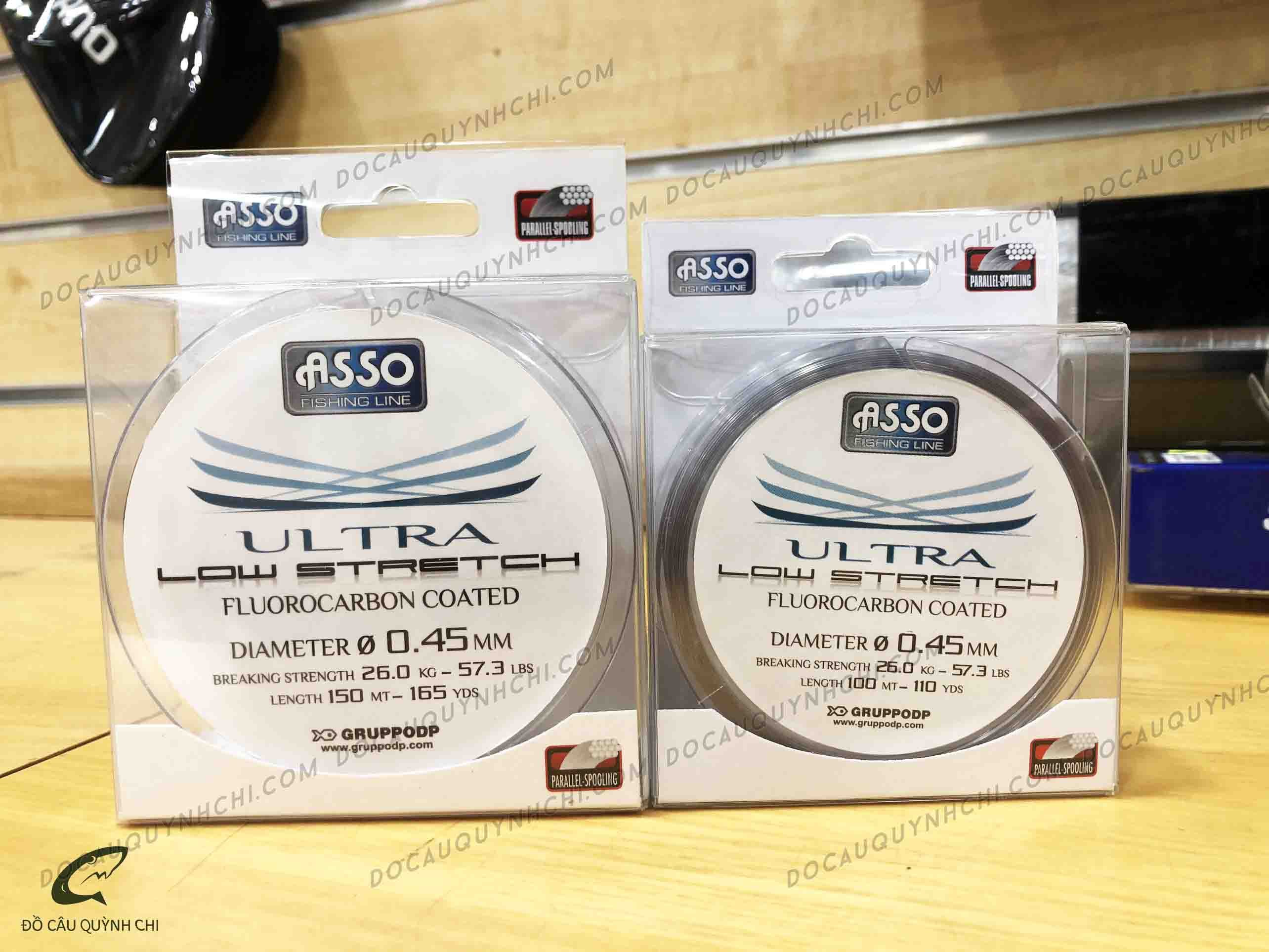 CƯỚC ASSO: ULTRA LOW STRETCH (100m - 150m) [Đồ câu Quỳnh Chi - Minh HG]