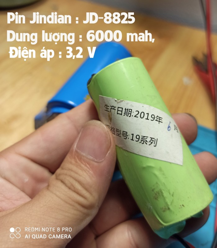Pin đèn năng lượng mặt trời Jindian