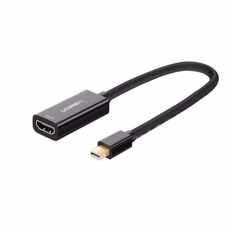 Cáp chuyển đổi từ Mini Displayport sang HDMI 15cm Ugreen 10461 Đen