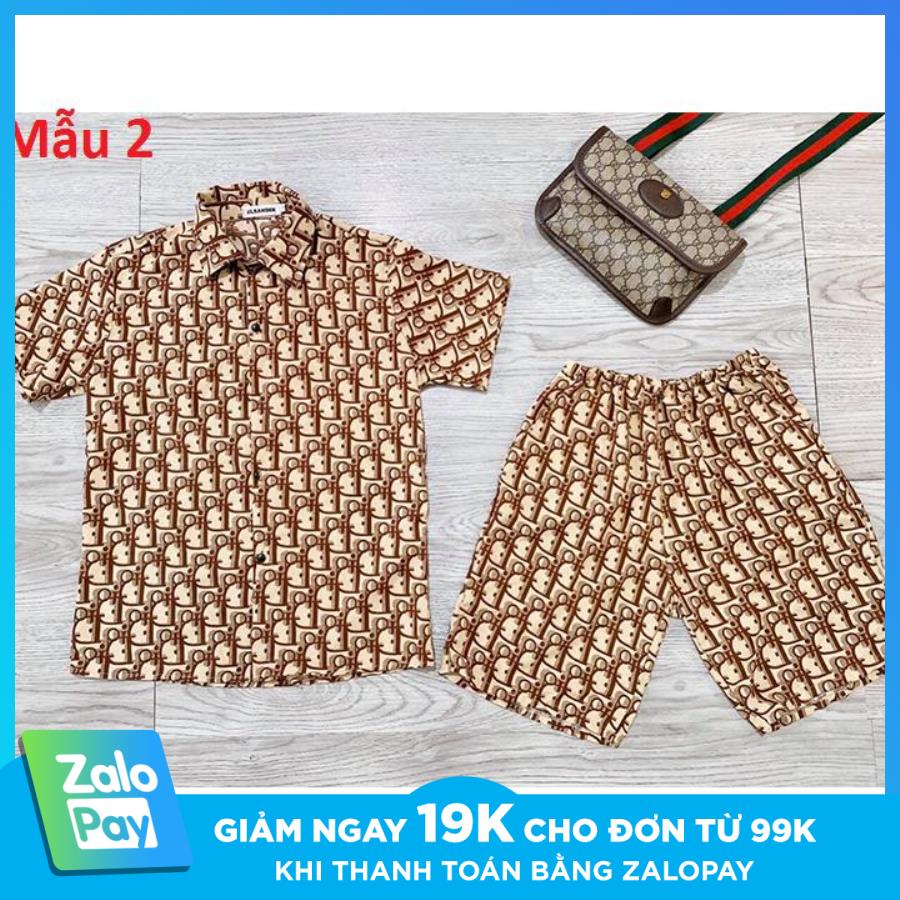 Đồ Bộ Mặc Nhà Cộc Tay Chất Lụa, Bộ Đồ Pijama Cộc Tay Phù Hợp Cả Nam Và Nữ