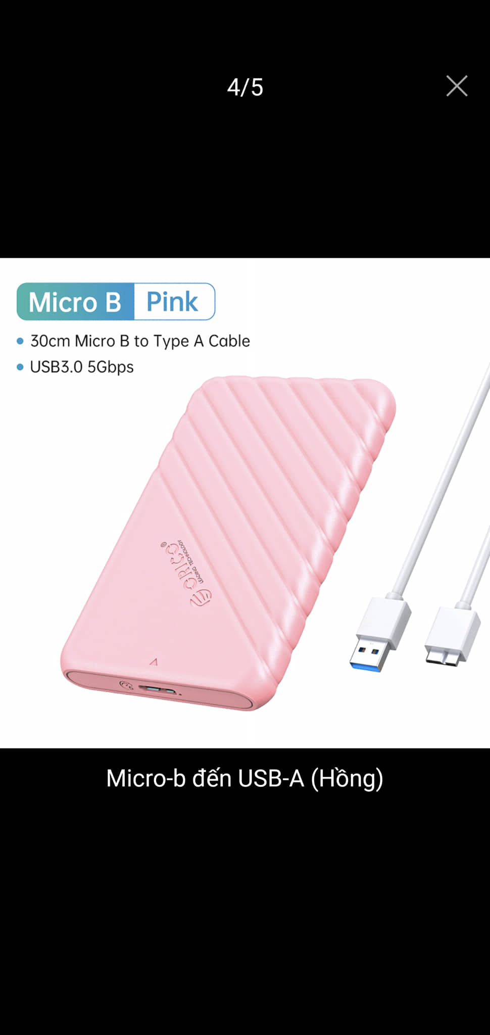 Box ổ cứng 2.5 inch SATA USB 3.0 Orico