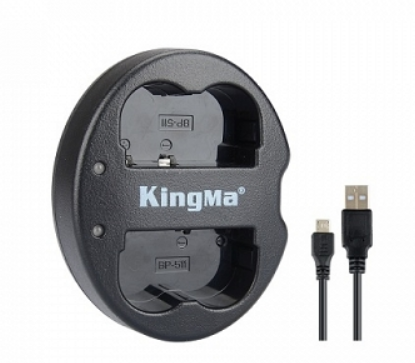 Sạc đôi máy ảnh kingma cho pin bp-511