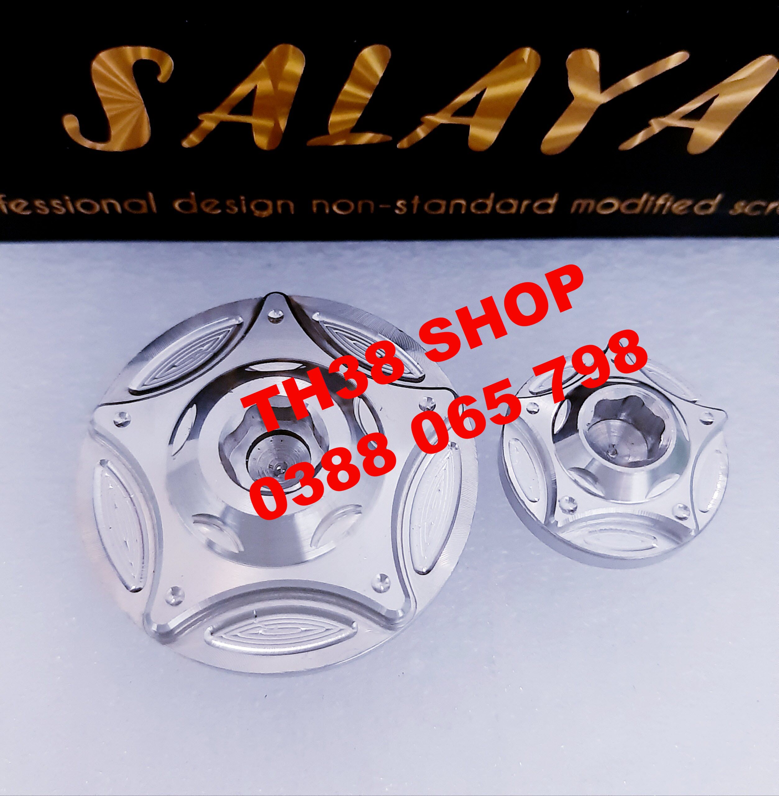 ốc mâm lửa salaya inox [mẫu ngôi sao, phân loại theo dòng xe bên dưới]
