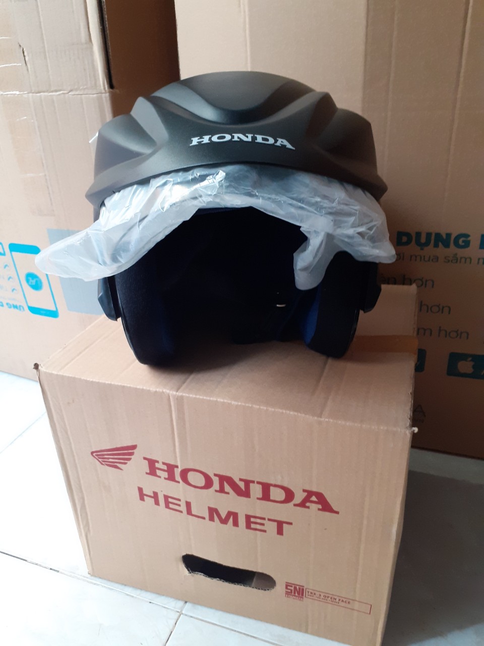 [HCM]Mũ bảo hiểm Honda 3/4