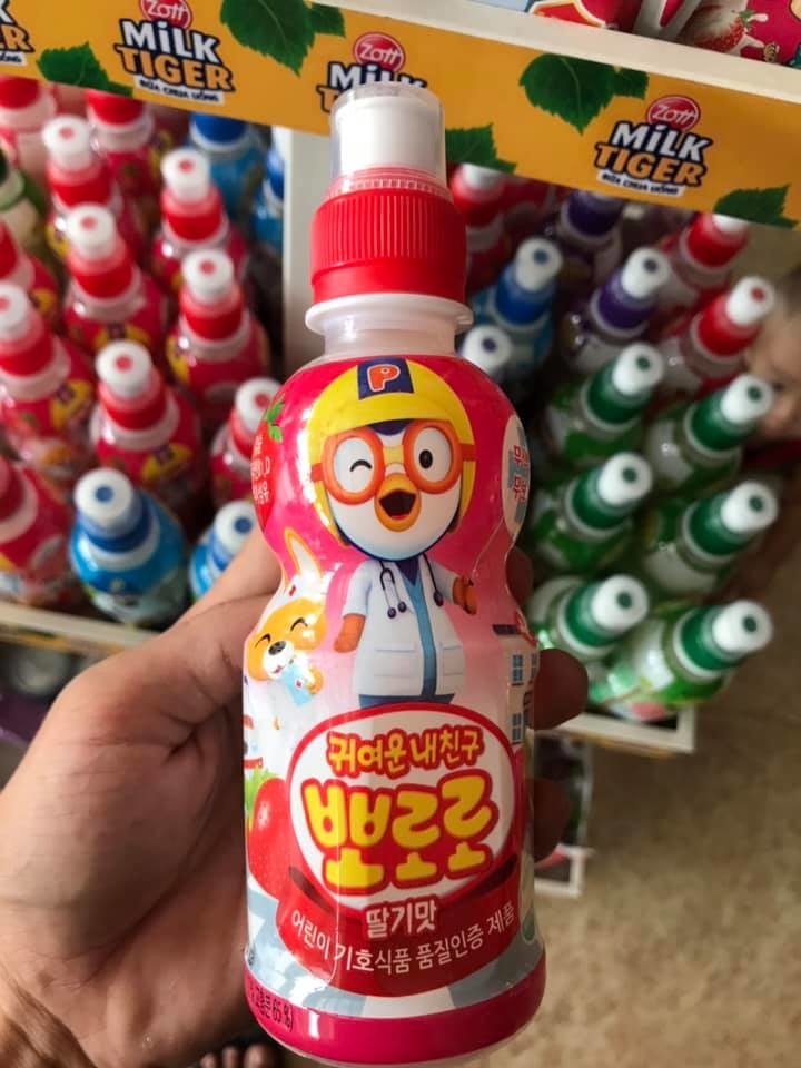 235ml sữa pororo vị dâu