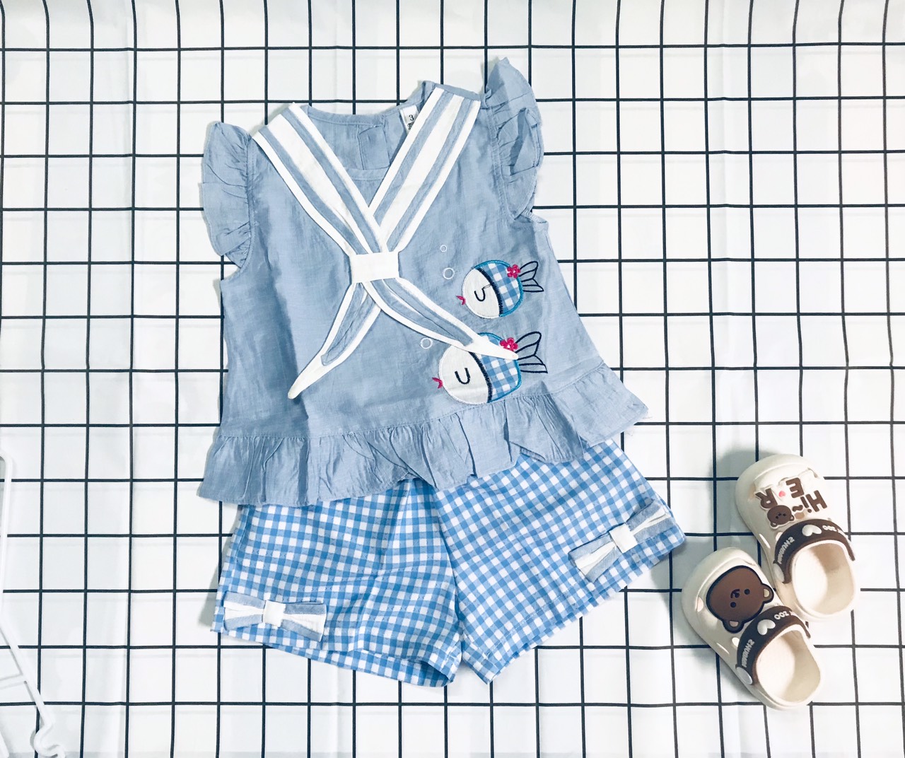 Set bộ nơ kiểu dễ thương cho bé gái
