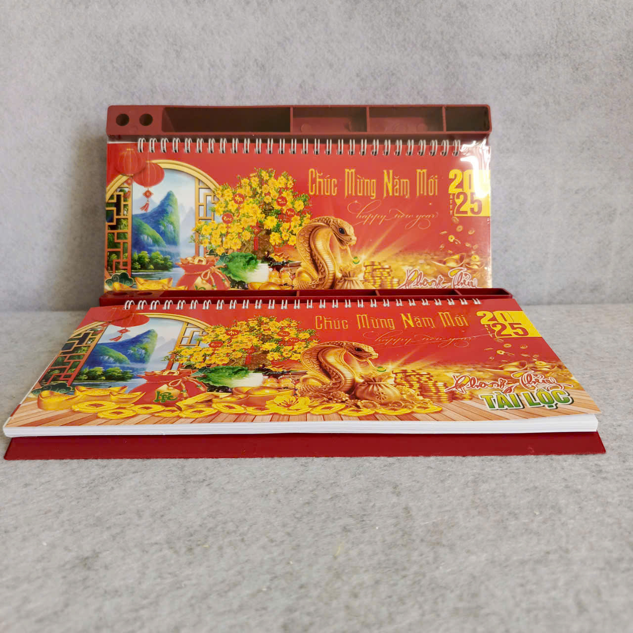 Lịch để bàn 2026 (13 x 28cm) đế nhựa