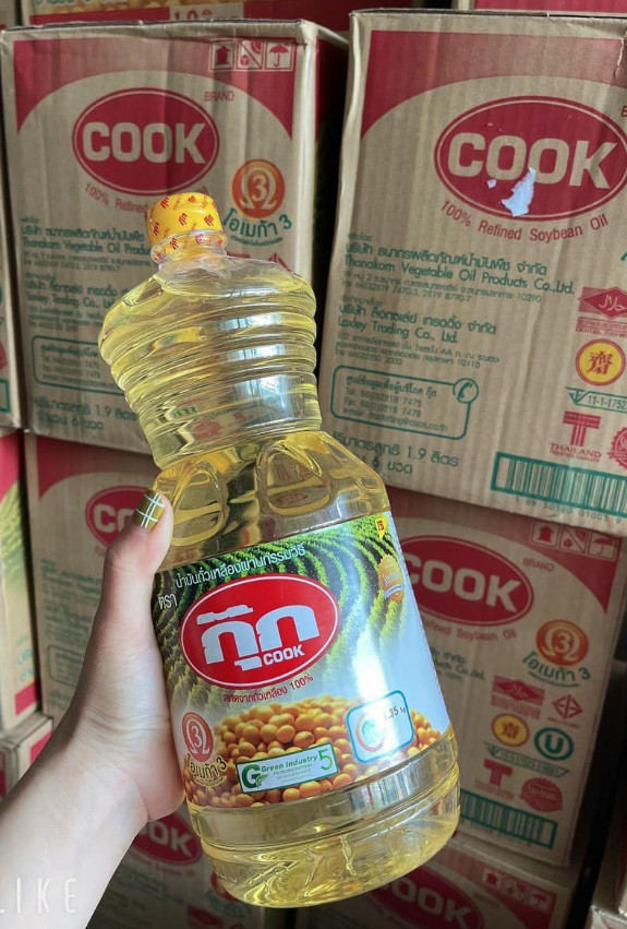 [HCM]DẦU NÀNH 100% COOK THÁI LAN 2L