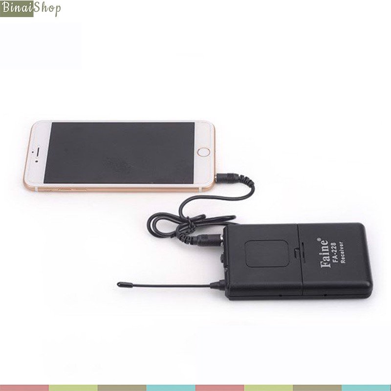 Faine FA-228 - Micro không dây VHF cho máy ảnh, điện thoại