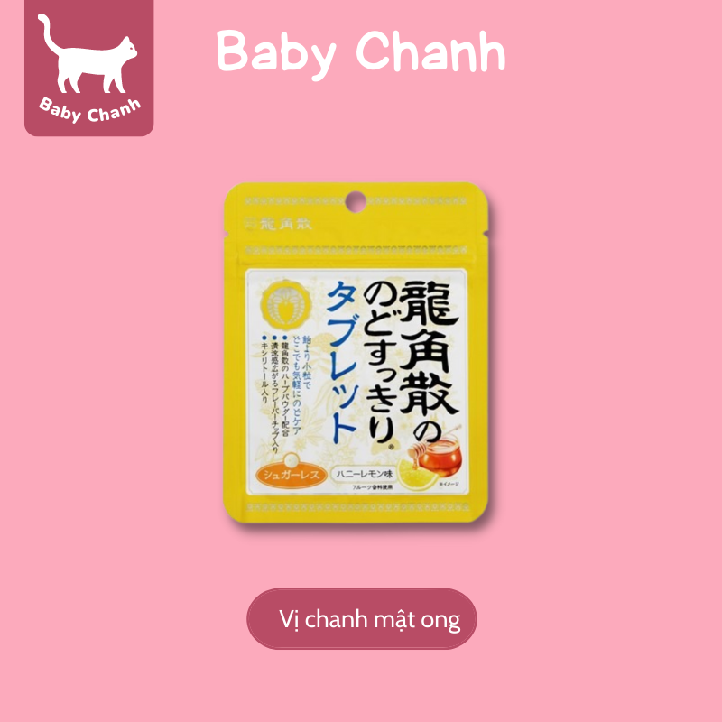 Kẹo ngậm ho Nhật Bản Ryukakusan