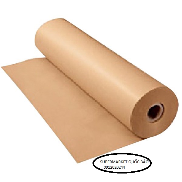 Cuộn giấy xi măng Kraft bọc gói hàng hóa chống xước KT: dài 5M - 103cm
