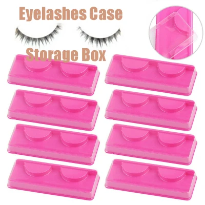 MICOCAH Unique Beautiful Packaging Box for Fake Lashes Reusable Empty Eyelashes Tray Lashes Container Lashes Storage Box Eyelashes Case Eyelashes Protectors