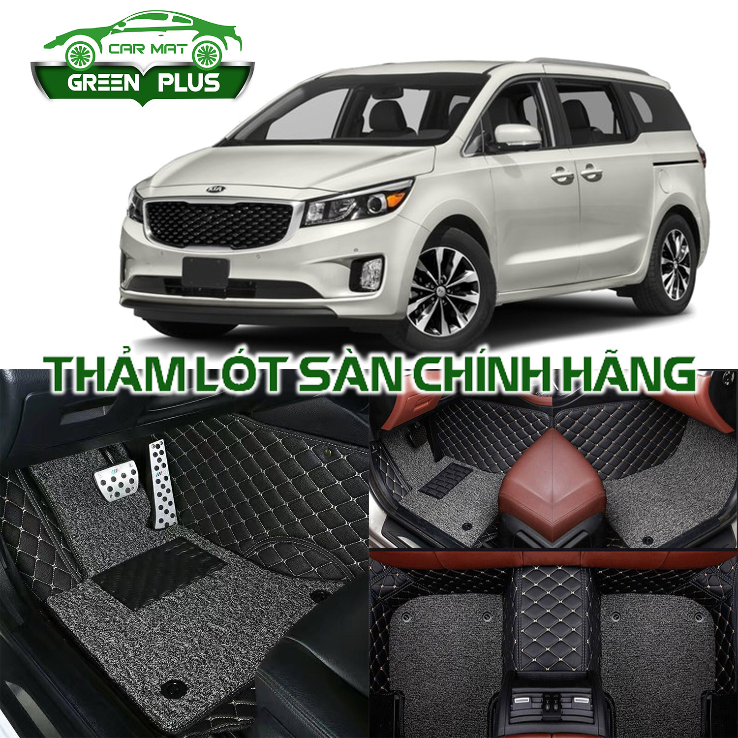 Thảm lót sàn ô tô 5D,6D Kia Sedona
