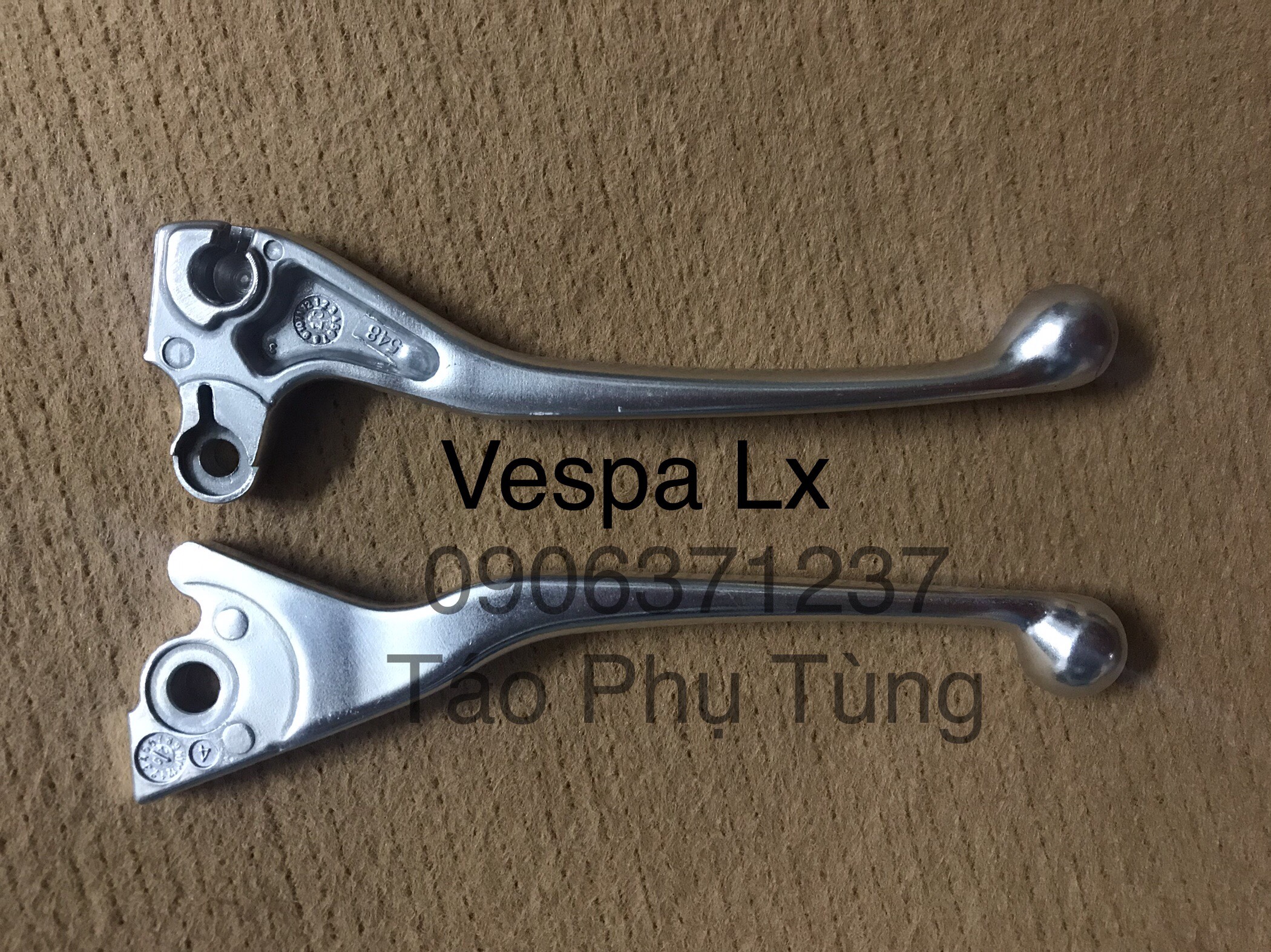 CẶP TAY THẮNG (TAY PHANH) XE VESPA LX/ VESPA S/ Primavera/ Sprint