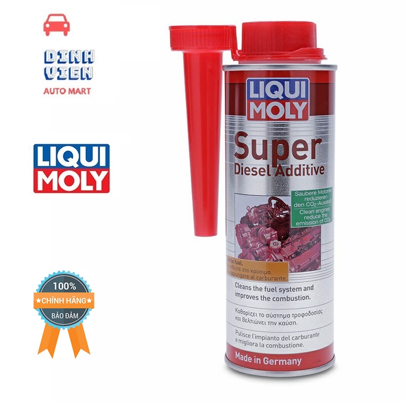 [HCM]Chai Phụ Gia Súc béc dầu cao cấp Liqui Moly Super Diesel Additive 1806 ( 250ml) chống cặn bẩn trong ống phun và buồng đốt