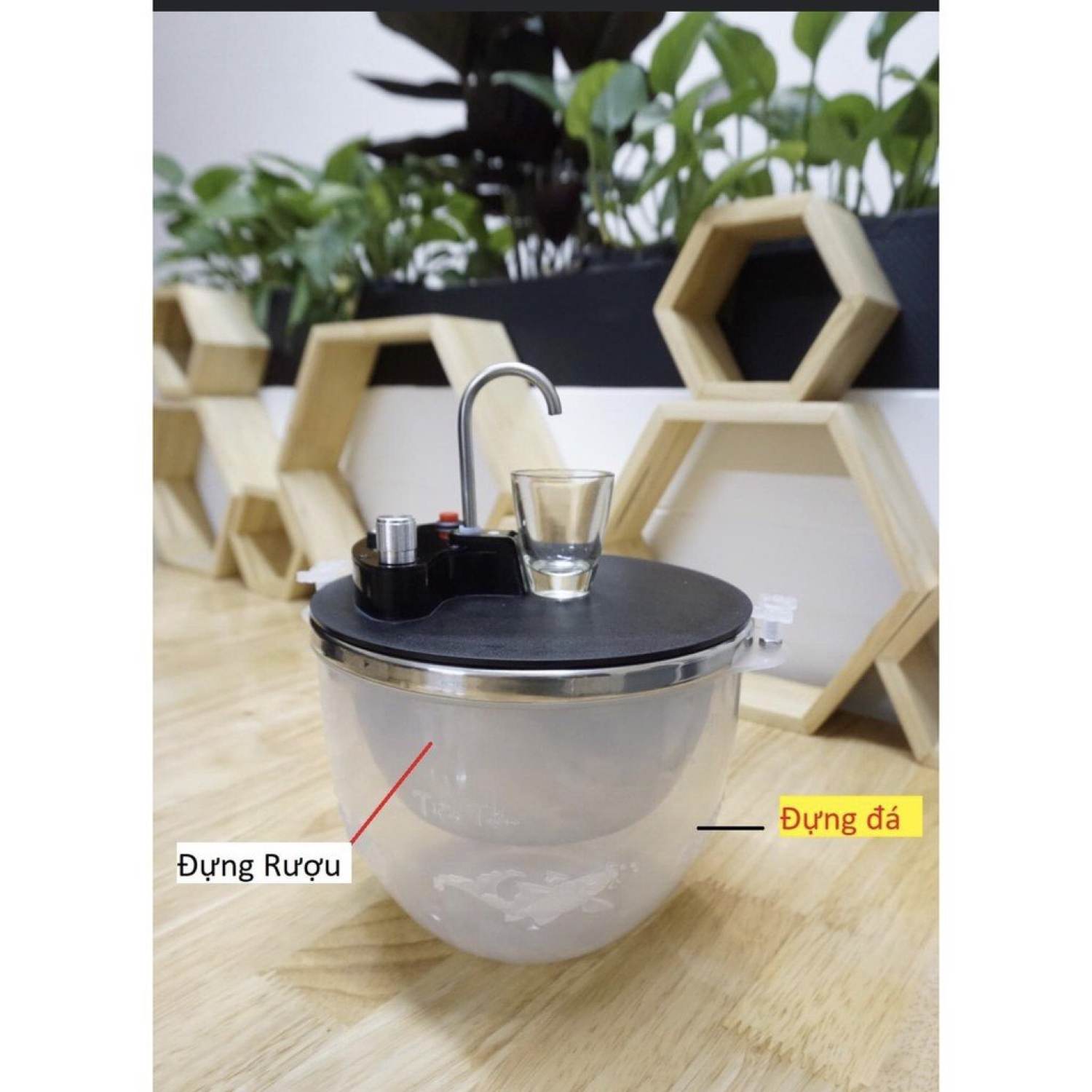 Máy rót rưượu cảm ứng tự động thông minh, bình rót cảm ứng thông minh
