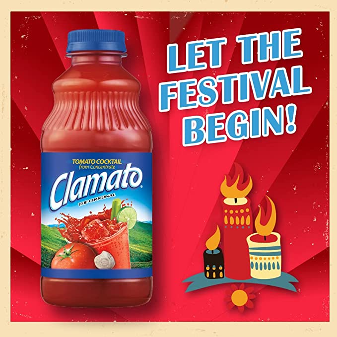 Nước ép cà chua Clamato Tomato Cocktail (El Original ) 946ml