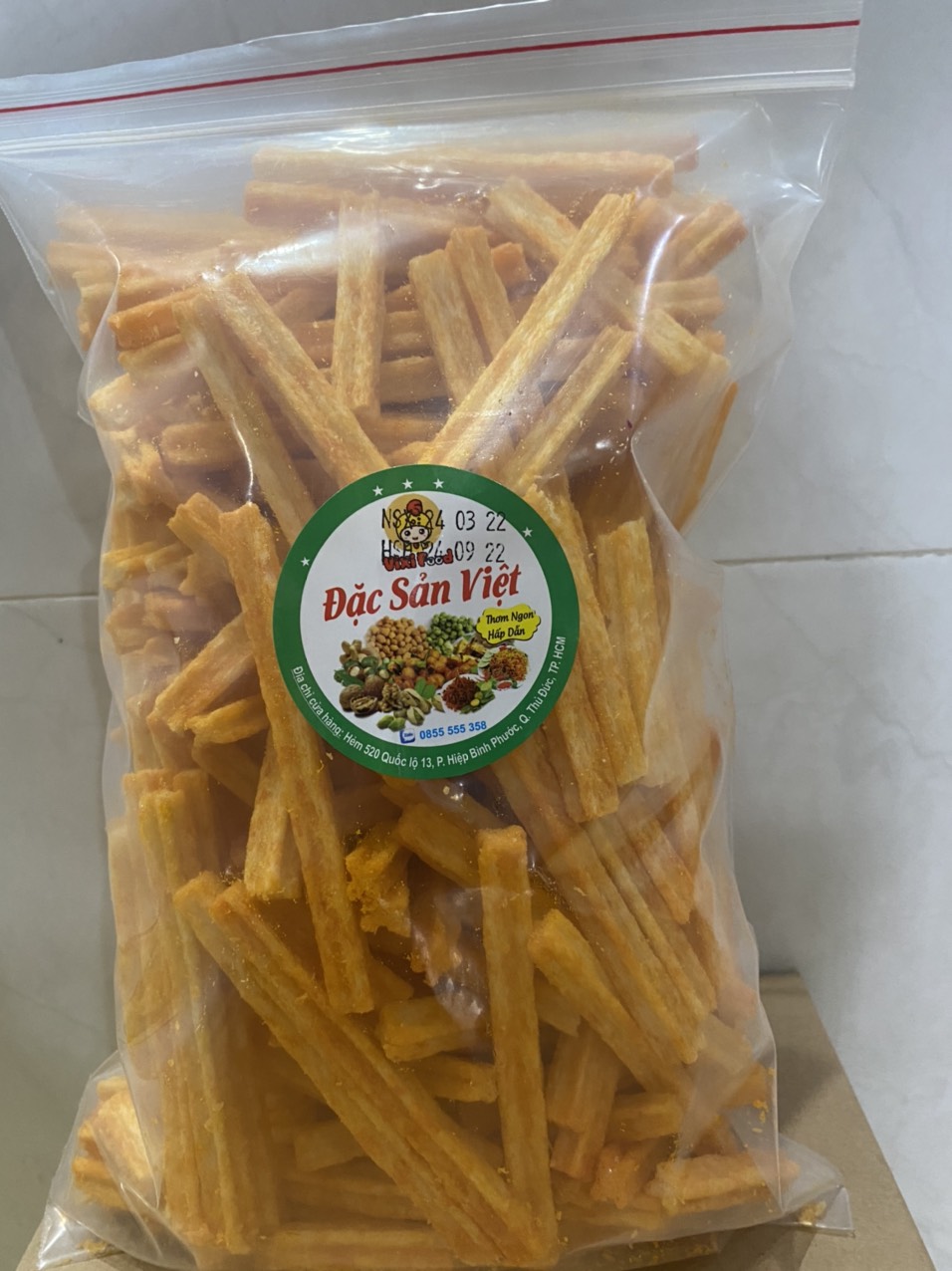 500gr khoai tây que phô mai