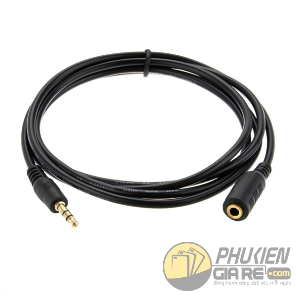 Cáp 3.5 nối dài 1.5M, 3M (dây đen)