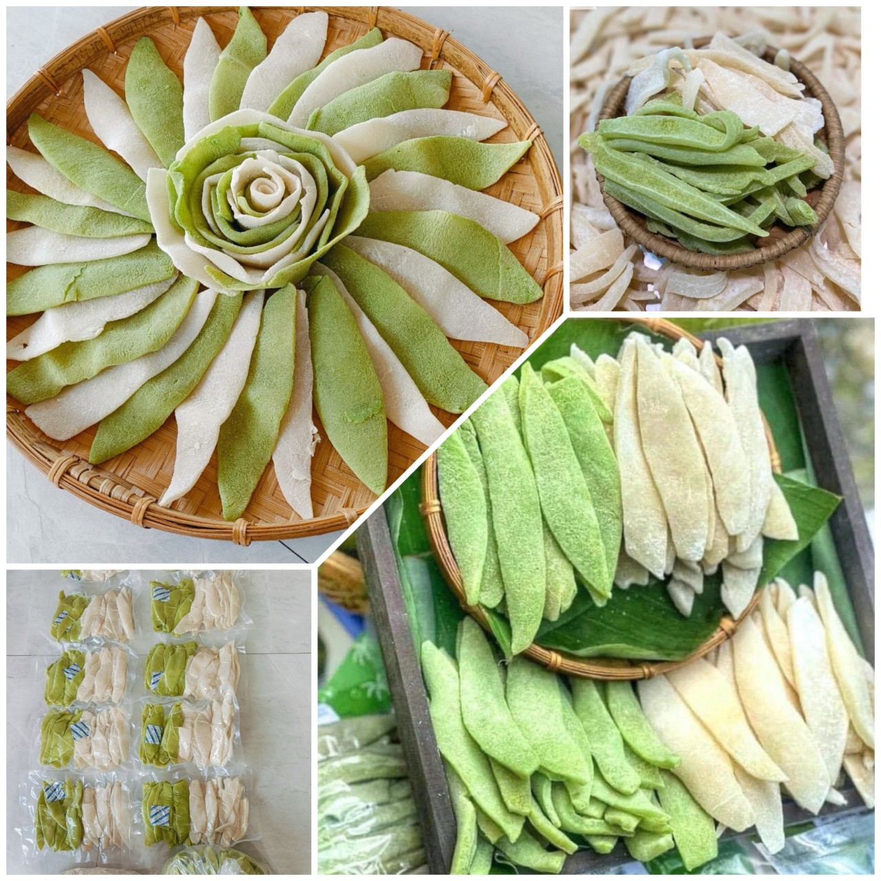 Mứt dừa non ngũ sắc rau củ quả mềm dẻo ít đường ít ngọt NT Food gói 250gr-500gr