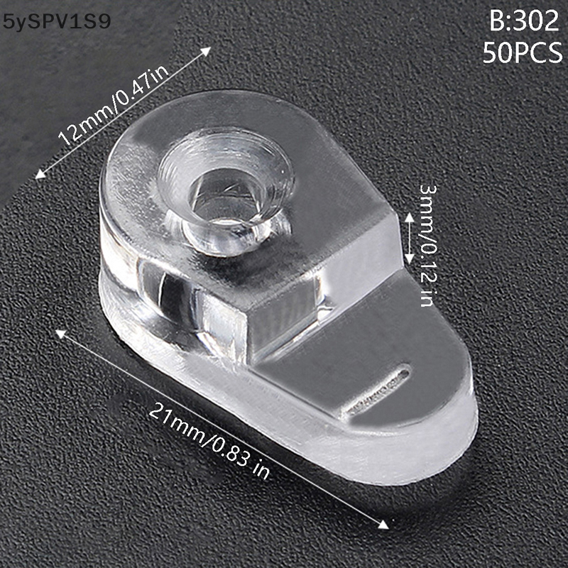 5ySPV1S9 50 chiếc kẹp giữ tấm kính kẹp giữ gương cho kẹp kính cửa tủ